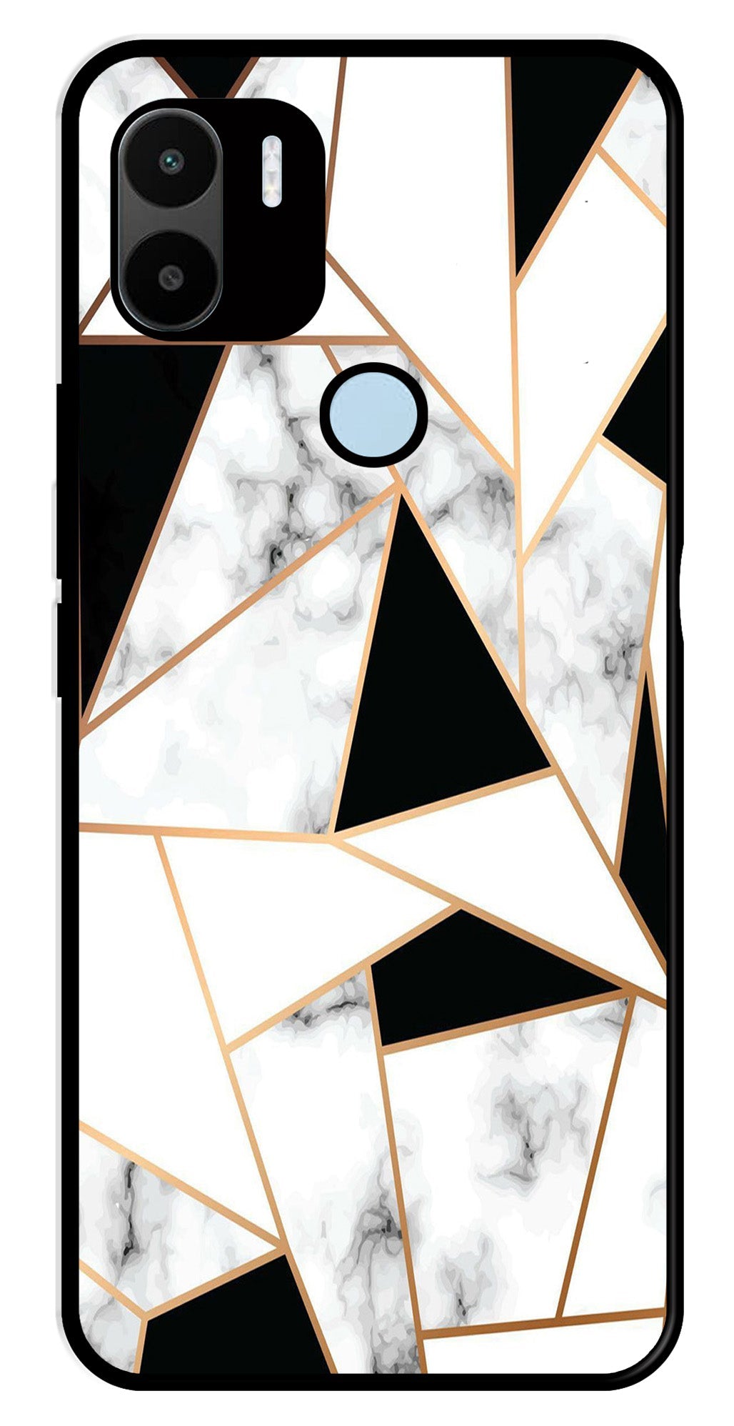 Marble Design2 Metal Mobile Case for Redmi A1 Plus   (Design No -08)