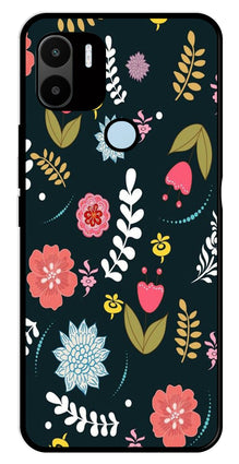 Floral Pattern2 Metal Mobile Case for Poco C50