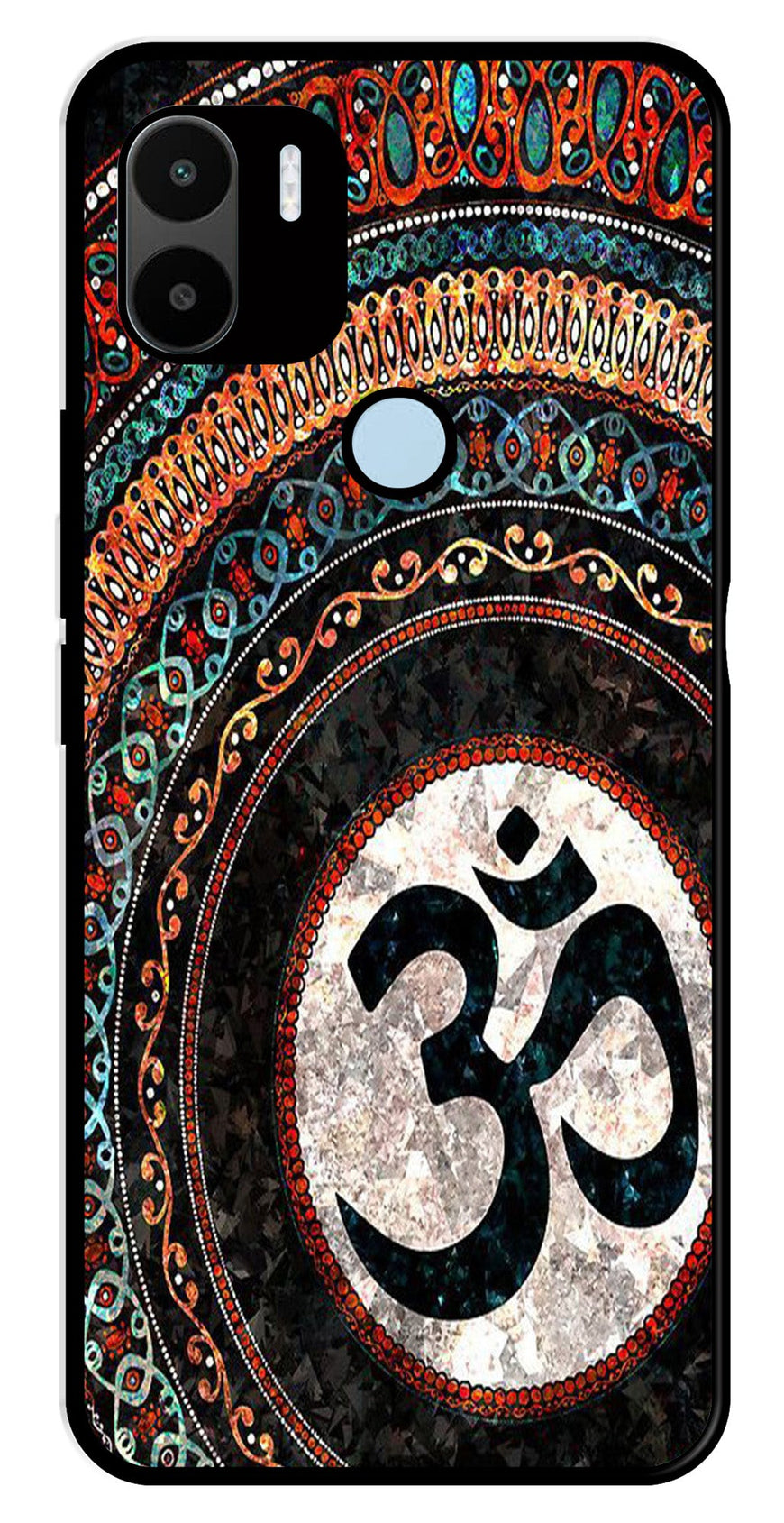 Oum Design Metal Mobile Case for Redmi C50   (Design No -15)