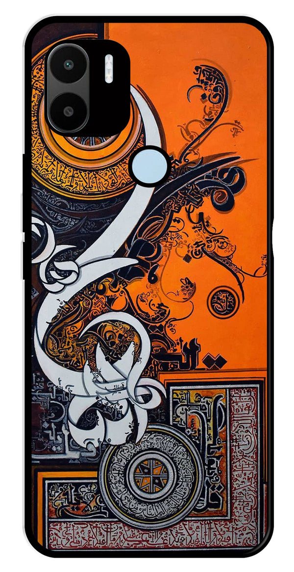 Qalander Art Metal Mobile Case for Redmi A1 Plus   (Design No -16)