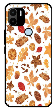 Autumn Leaf Metal Mobile Case for Redmi A1 Plus