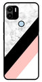 Marble Design Metal Mobile Case for Redmi A1 Plus   (Design No -24)