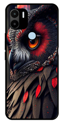 Owl Design Metal Mobile Case for Redmi A1 Plus