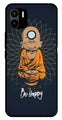Be Happy Metal Mobile Case for Redmi A1 Plus   (Design No -27)