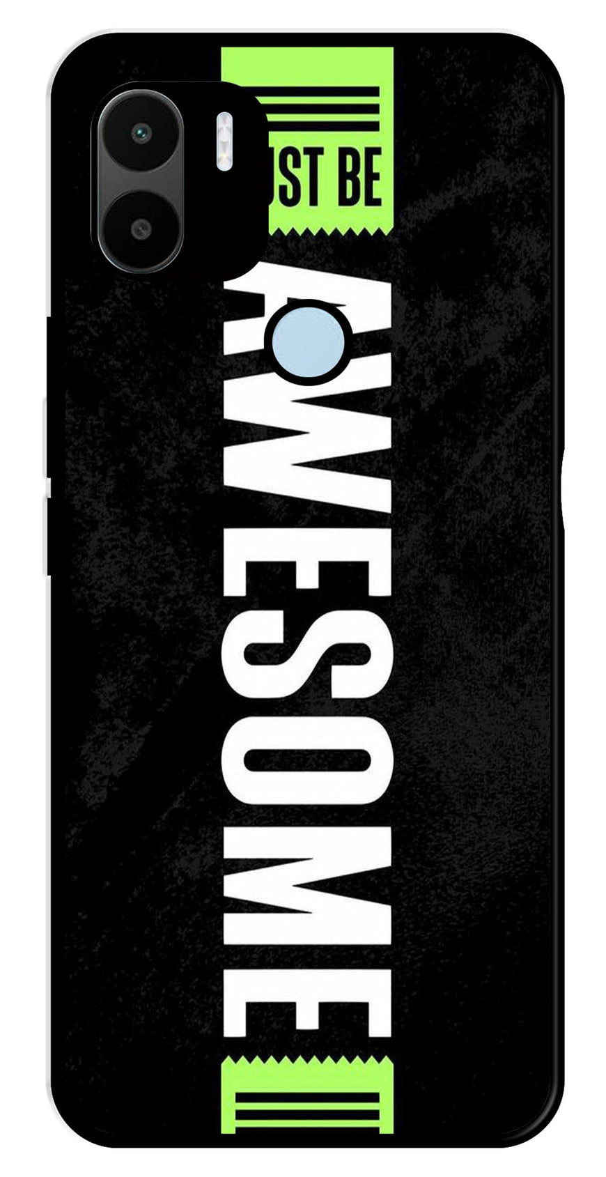 Awesome Metal Mobile Case for Redmi C50   (Design No -33)