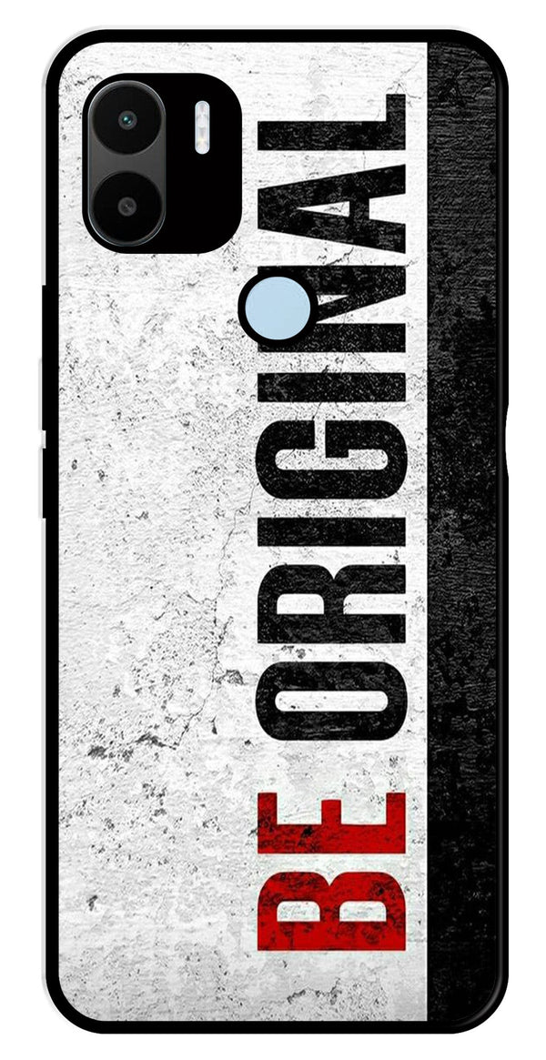Be Original Metal Mobile Case for Redmi A1 Plus   (Design No -38)