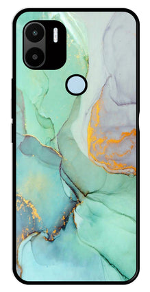 Marble Design Metal Mobile Case for Redmi A1 Plus