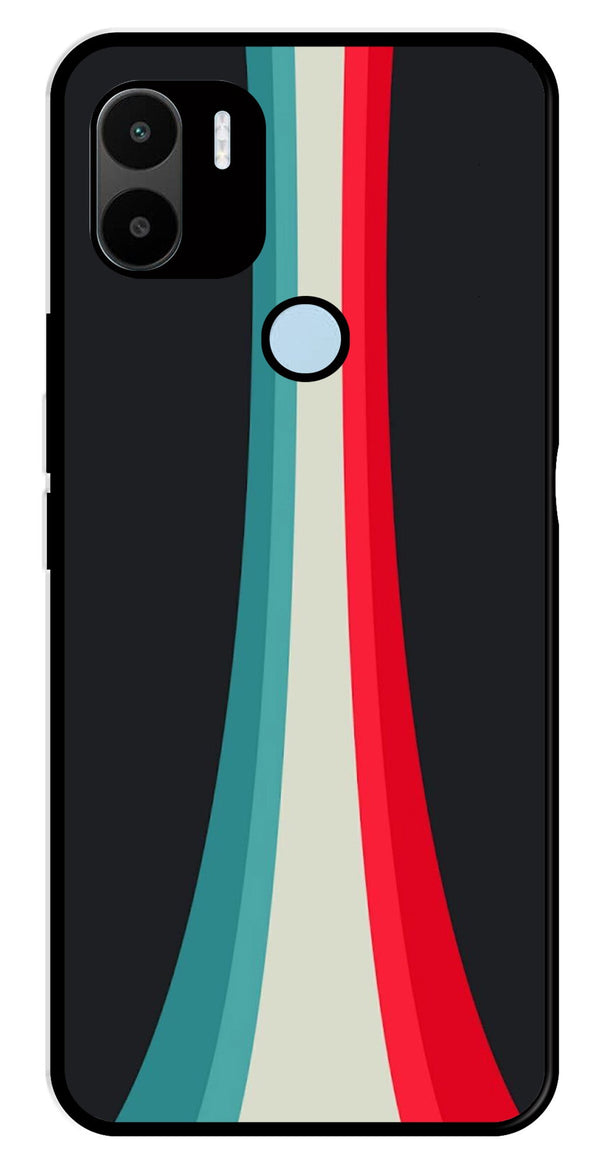 Modern Art Colorful Metal Mobile Case for Redmi C50   (Design No -48)