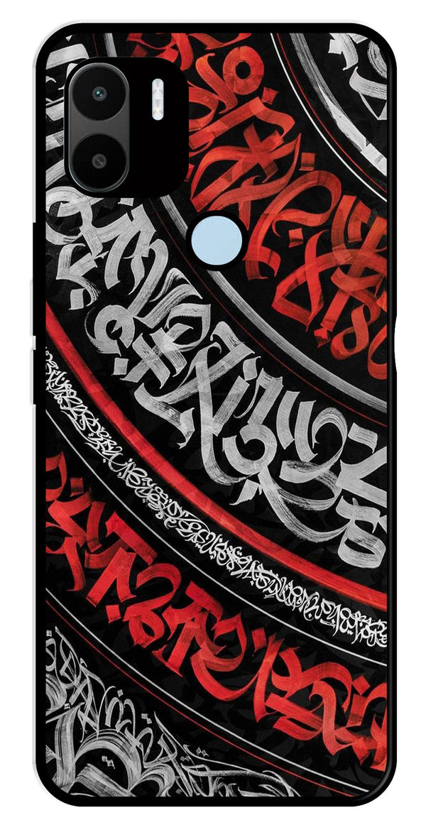 Qalander Art Metal Mobile Case for Redmi C50   (Design No -49)