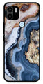 Marble Design Metal Mobile Case for Redmi C50   (Design No -53)