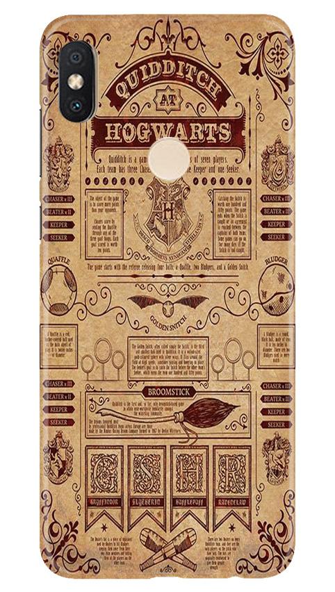 Hogwarts Mobile Back Case for Redmi Y2 (Design - 304)