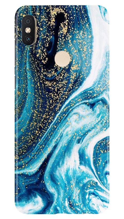 Marble Texture Mobile Back Case for Redmi Y2 (Design - 308)