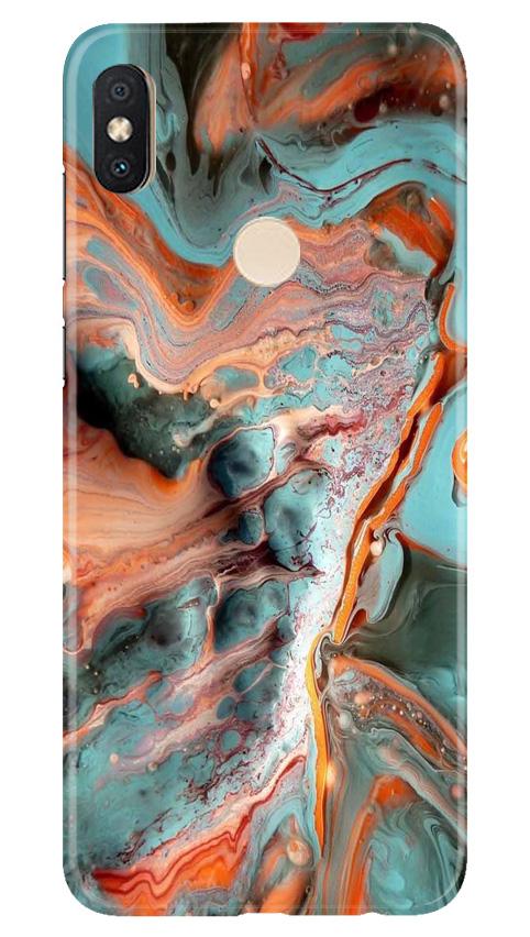 Marble Texture Mobile Back Case for Redmi Y2 (Design - 309)