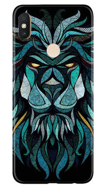 Lion Mobile Back Case for Redmi Y2 (Design - 314)