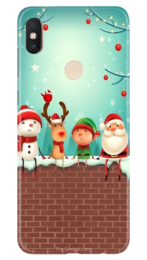Santa Claus Mobile Back Case for Redmi Y2 (Design - 334)