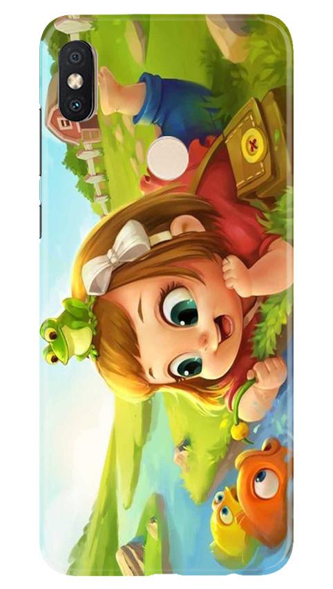 Baby Girl Mobile Back Case for Redmi Y2 (Design - 339)