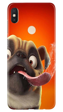 Dog Mobile Back Case for Redmi Y2 (Design - 343)