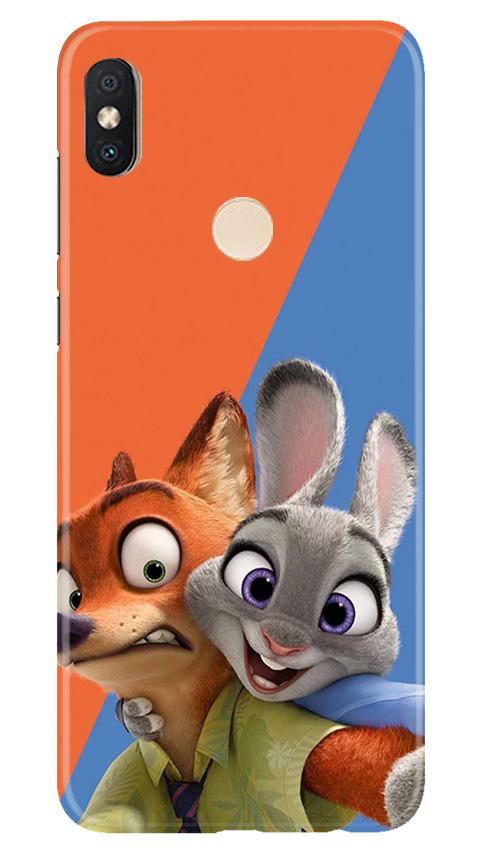 Cartoon Mobile Back Case for Redmi Y2 (Design - 346)