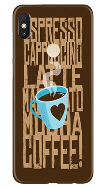 Love Coffee Mobile Back Case for Redmi Y2 (Design - 351)