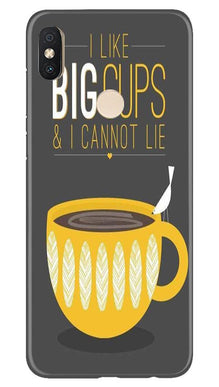 Big Cups Coffee Mobile Back Case for Redmi Y2 (Design - 352)