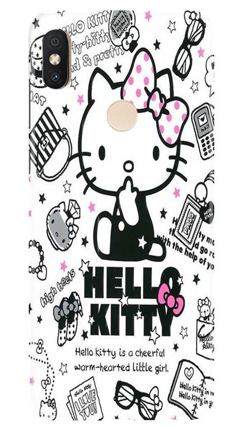 Hello Kitty Mobile Back Case for Redmi Y2 (Design - 361)