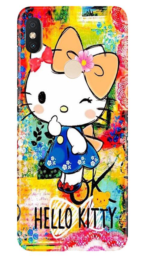 Hello Kitty Mobile Back Case for Redmi Y2 (Design - 362)