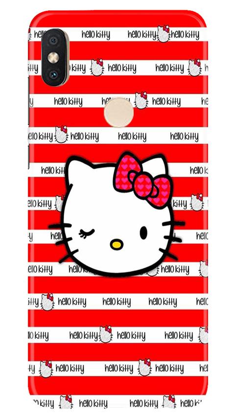 Hello Kitty Mobile Back Case for Redmi Y2 (Design - 364)