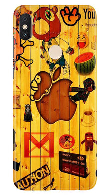 Wooden Texture Mobile Back Case for Redmi Y2 (Design - 367)