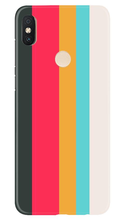 Color Pattern Mobile Back Case for Redmi Y2 (Design - 369)