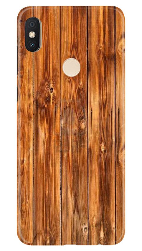 Wooden Texture Mobile Back Case for Redmi Y2 (Design - 376)