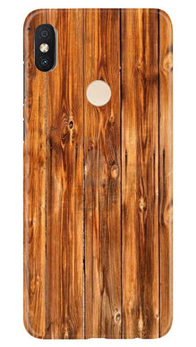 Wooden Texture Mobile Back Case for Redmi Y2 (Design - 376)