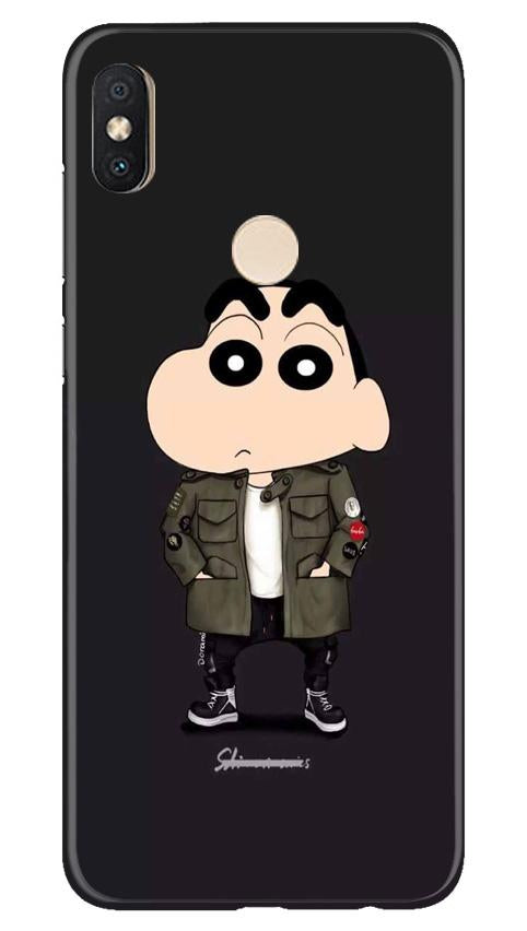 Shin Chan Mobile Back Case for Redmi Y2 (Design - 391)