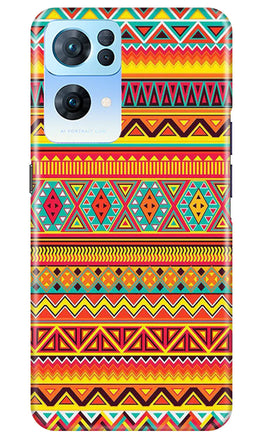 Zigzag line pattern Case for Oppo Reno 7 Pro 5G