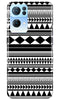 Black white Pattern Case for Oppo Reno 7 Pro 5G