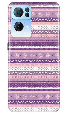 Zigzag line pattern3 Mobile Back Case for Oppo Reno 7 Pro 5G (Design - 11)