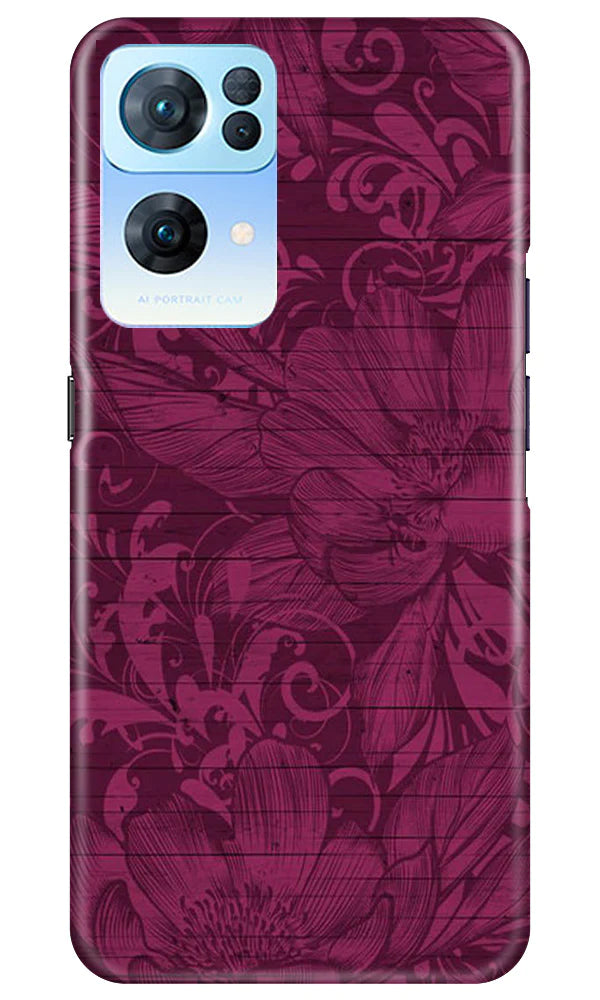 Purple Backround Case for Oppo Reno 7 Pro 5G