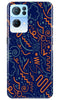Line Art Baground Case for Oppo Reno 7 Pro 5G