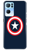 Captain America Case for Oppo Reno7 Pro 5G