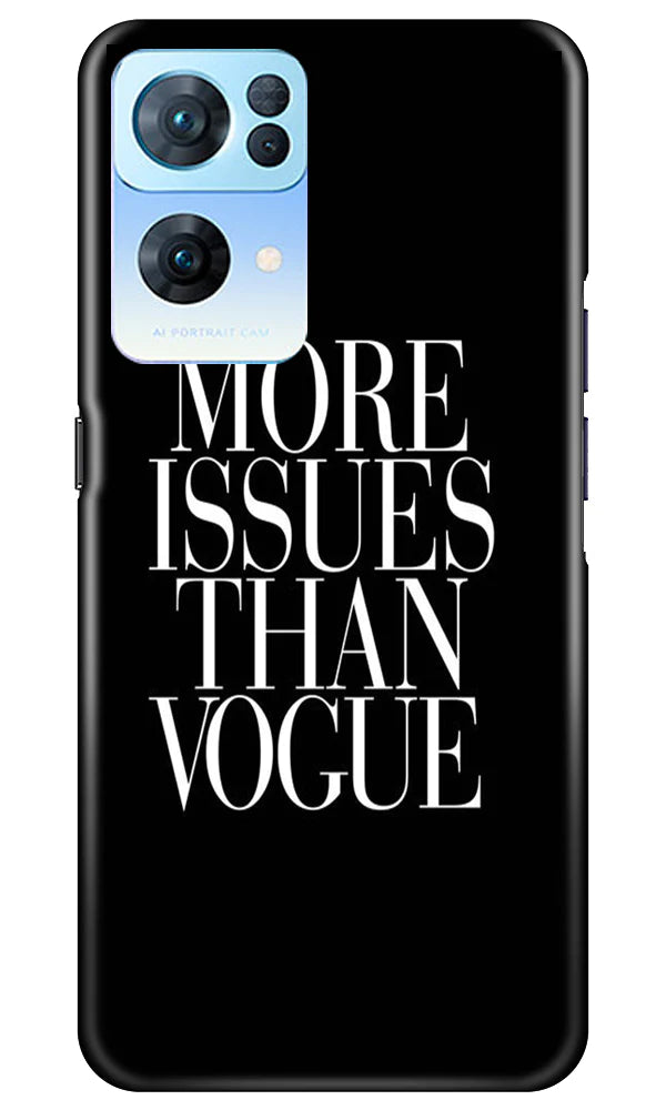More Issues than Vague Case for Oppo Reno 7 Pro 5G
