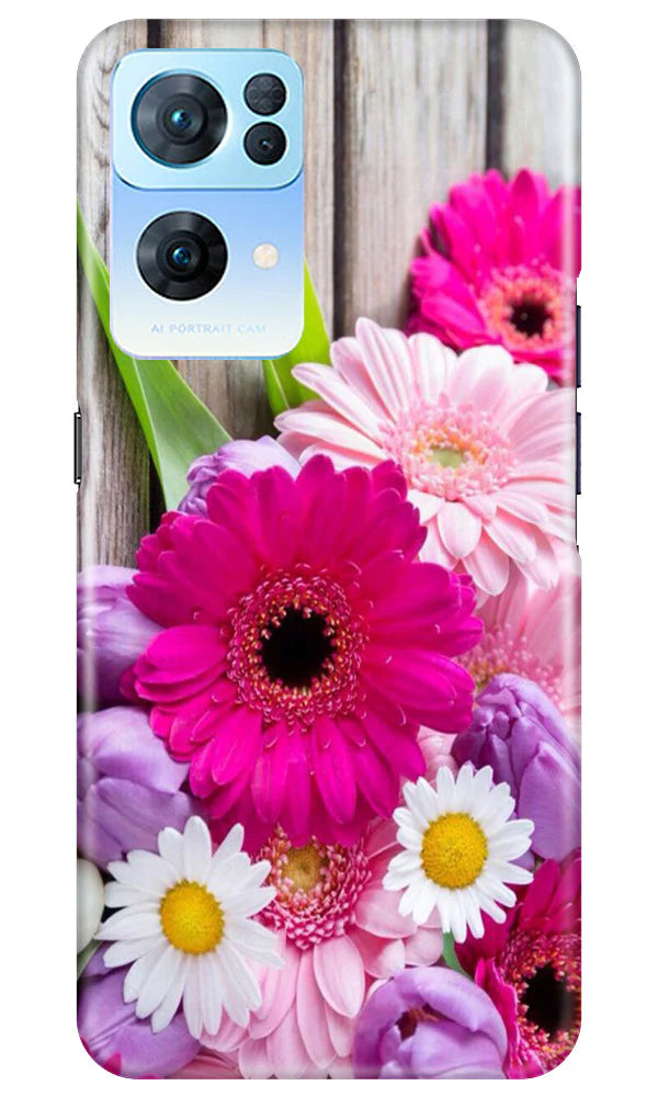 Coloful Daisy2 Case for Oppo Reno 7 Pro 5G