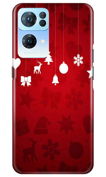 Christmas Mobile Back Case for Oppo Reno 7 Pro 5G (Design - 78)