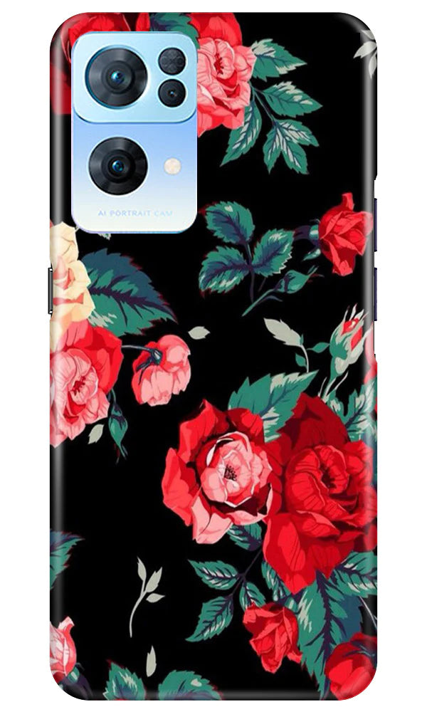 Red Rose2 Case for Oppo Reno 7 Pro 5G