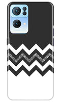 Black white Pattern2Case for Oppo Reno7 Pro 5G