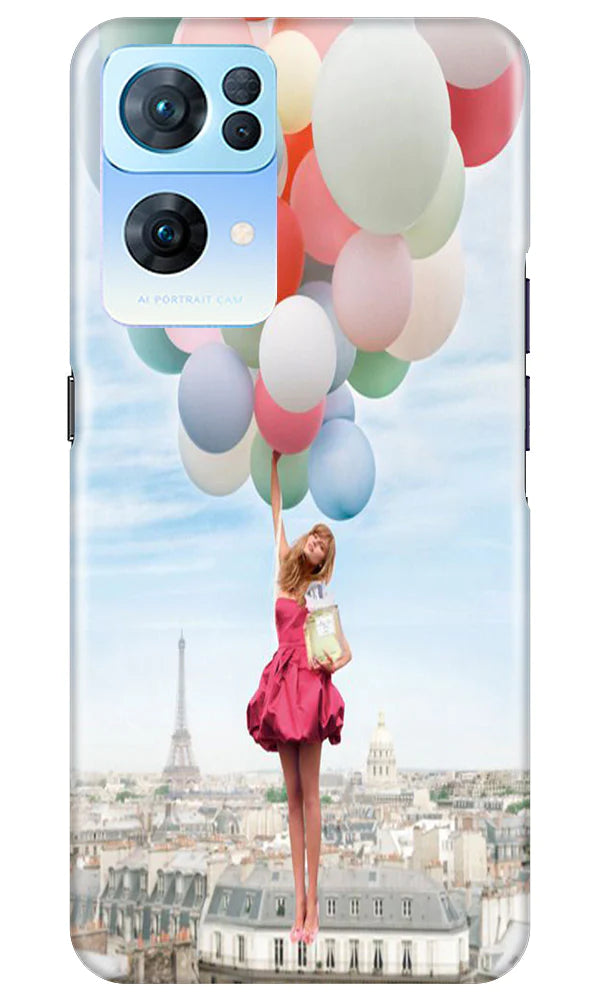 Girl with Baloon Case for Oppo Reno 7 Pro 5G