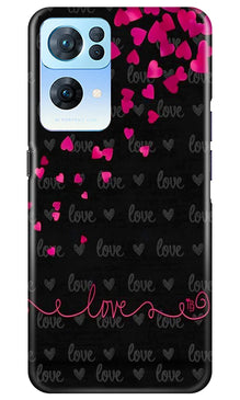 Love in Air Mobile Back Case for Oppo Reno 7 Pro 5G (Design - 89)