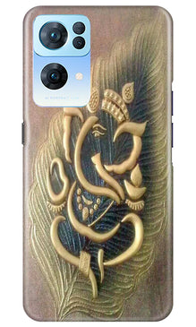 Lord Ganesha Mobile Back Case for Oppo Reno 7 Pro 5G (Design - 100)