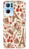 Love Paris Case for Oppo Reno 7 Pro 5G  (Design - 103)