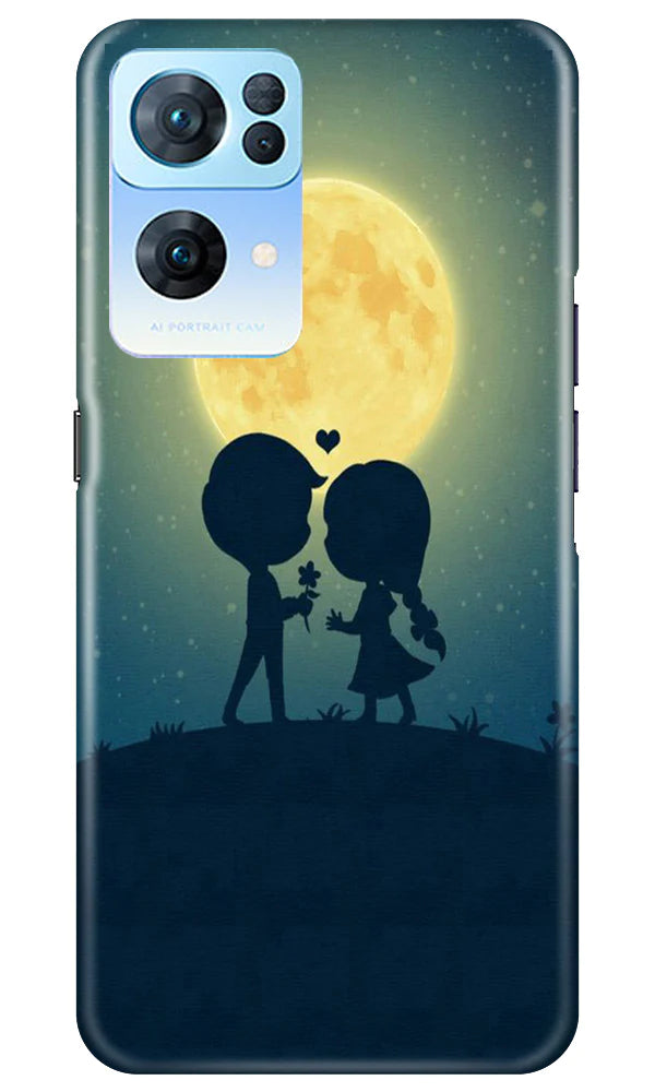 Love Couple Case for Oppo Reno 7 Pro 5G  (Design - 109)