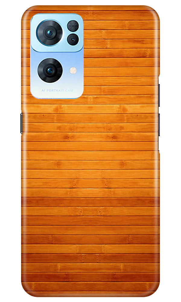 Wooden Look Case for Oppo Reno 7 Pro 5G  (Design - 111)