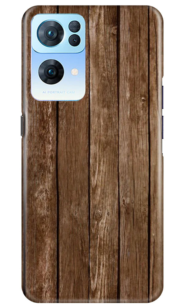 Wooden Look Case for Oppo Reno 7 Pro 5G  (Design - 112)